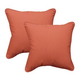 Member's Mark 2-Pack Solid Accent Pillows with Sunbrella Fabric (Various Colors)