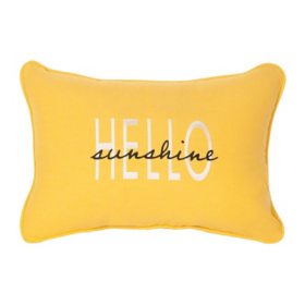 Peak Season Decorative Accent Pillow with Sunbrella Fabric, 14" x 20"