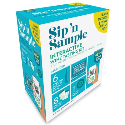 Sip 'n Sample Interactive Wine Tasting Kit (375 ml bottle, 6 pk.) Sam