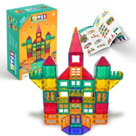 Tytan Magnetic Building Tiles for Kids - 220 Pieces