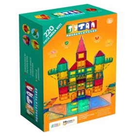 Tytan Magnetic Building Tiles for Kids - 220 Pieces