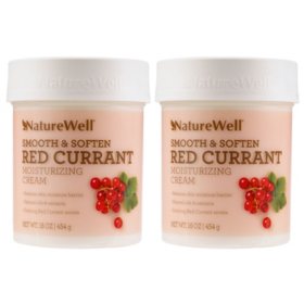 NatureWell Red Currant Moisturizing Cream, 16 oz., 2 pk.