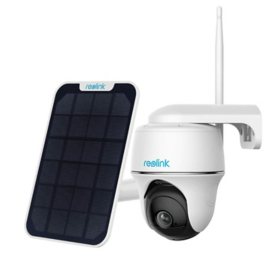 Reolink Argus PT + Reolink Solar Panel Wi-Fi Camera for Home Security