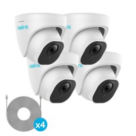 Reolink 4K+/10MP Outdoor Add-on PoE Wired Dome Camera with 18M Network Cable-4pack