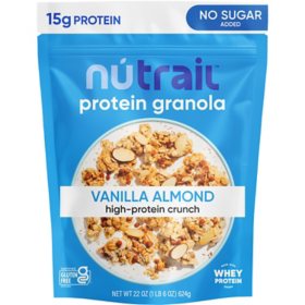 NuTrail Vanilla Almond Protein Granola, 22 oz.