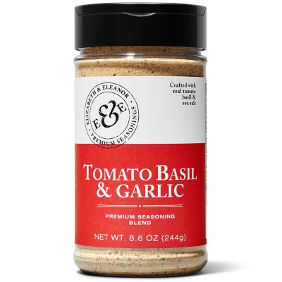 Elizabeth Eleanor Tomato Basil Garlic Premium Seasoning 8.6 oz