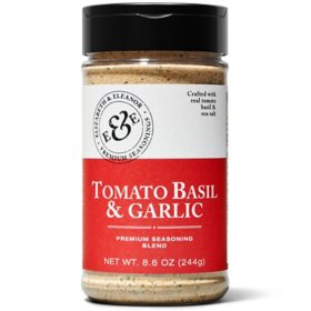 Elizabeth & Eleanor Tomato Basil Garlic Premium Seasoning 8.6 oz.