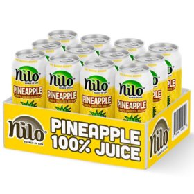 Nilo Pineapple Juice, 10.82 fl. oz., 12 pk.