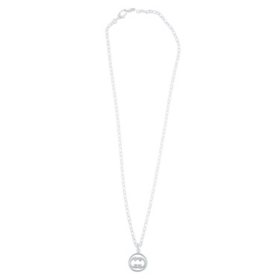 Sterling Silver Reversible Cross Pendant on Cuban Chain, 22 - Sam's Club