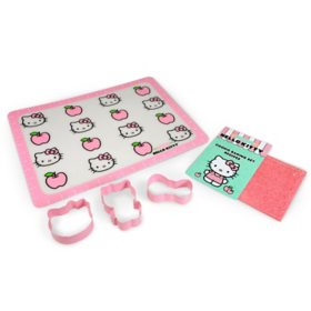Hello Kitty® Cookie Baking Set, Includes Towel and Spatula 