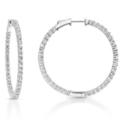 Sam's club sterling 2025 silver hoop earrings