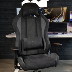 Arozzi Torretta Soft Fabric Special Edition Gaming Chair, Dark Grey