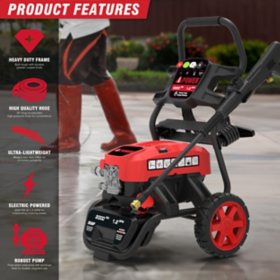 A-iPower 2000 PSI Electric Pressure Washer With 4 Quick Connect Nozzles		
