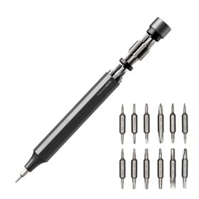 HOTO 24-in-1 Precision Manual Screwdriver Tool, Magnetic,  EDC Pen Screwdriver for Eyeglasses, Electronics, Watches, Phones, Laptops, Cameras, Assorted Colors