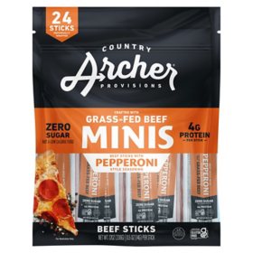 Country Archer Beef Pepperoni Minis, 0.5 oz., 24 pk.