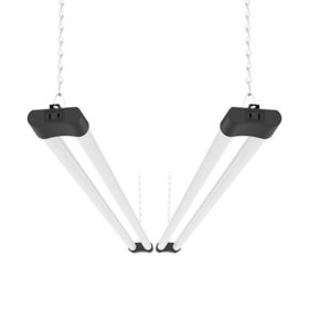 Boost LED Shop Light 4FT. 40W Dual Tube Lightweight Inline Switch 2-Pack 		