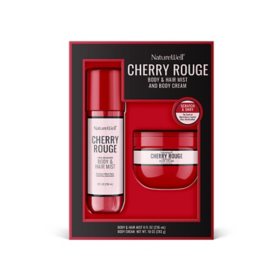 NatureWell Cherry Rouge Body Mist and Cream Duo