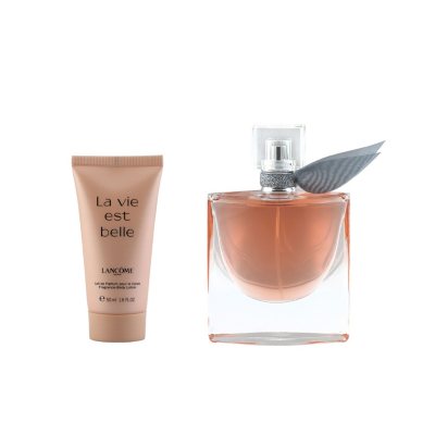 Lancome La Vie Est Belle 2 Pc set: Eau De Parfum Spray oz and Body Lotion, 1.7oz