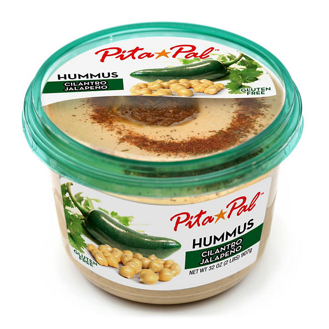 Pita Pal Cilantro and Jalapeno Hummus (32 oz.)