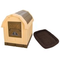 ASL Solutions Tan Insulated Dog Palace & Bed Combo