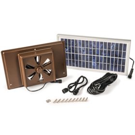 ASL Solutions Dog House Solar Powered Exhaust Fan, Choose Size