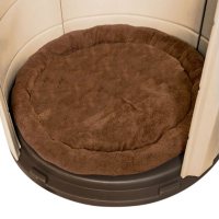 ASL Solutions Fleece Dog Bed for CRB Palace Dog House, 40" Colossal Sized, Brown