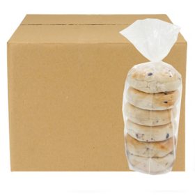 Blueberry Bagels, Bulk Wholesale Case (12 ct.)