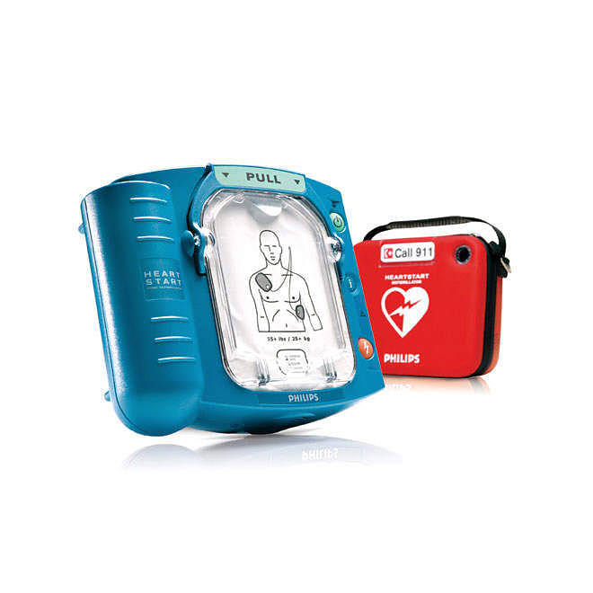 Philips HeartStart Home Defibrillator & Package