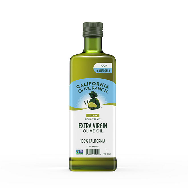 California Olive Ranch 100% California Extra Virgin Olive Oil, 1L