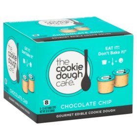 Chocolate Chip Edible Cookie Dough 3 5 Oz Cups 8 Pk Sam S Club