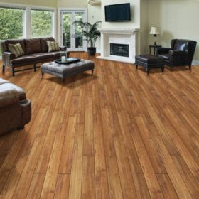 Select Surfaces Click Laminate Flooring Amber Sam S Club