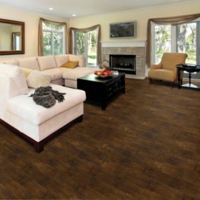 Select Surfaces Click Laminate Flooring Vintage Walnut Sam S Club