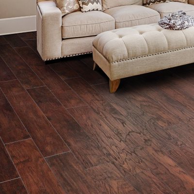 Select Surfaces Smoked Hickory SpillDefense Laminate Flooring