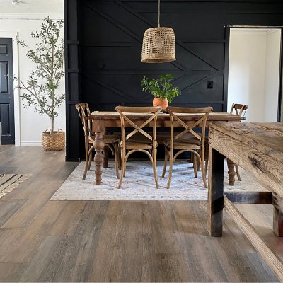 Select Surfaces Smoked Hickory SpillDefense Laminate Flooring