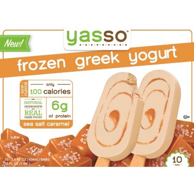 Yasso Sea Salt & Caramel Greek Yogurt Bars (12 Ct.) - Sam's Club