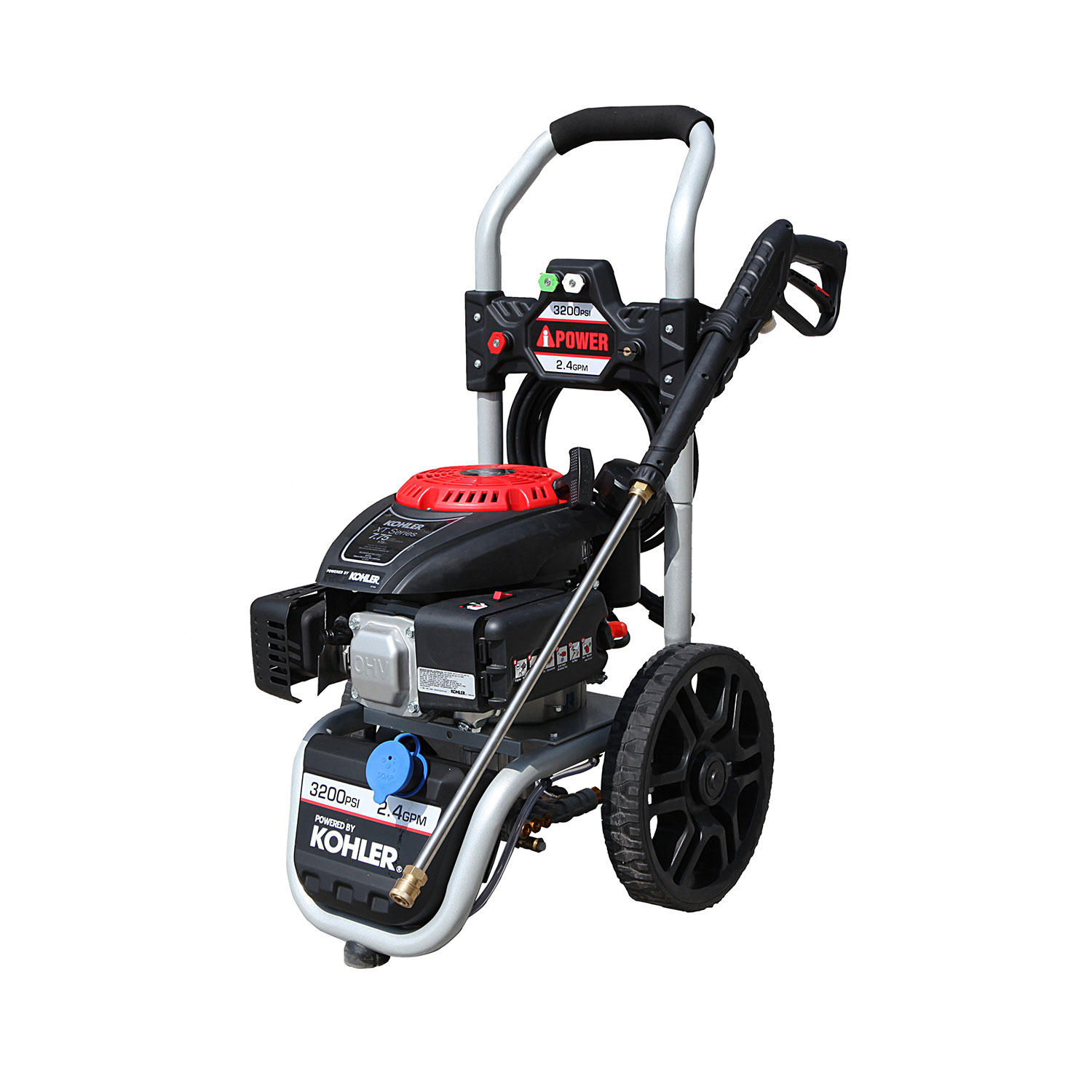 A-iPower AP3200K 3,200 PSI Pressure Washer with 2.4 GPM Kohler 173cc OHV Engine