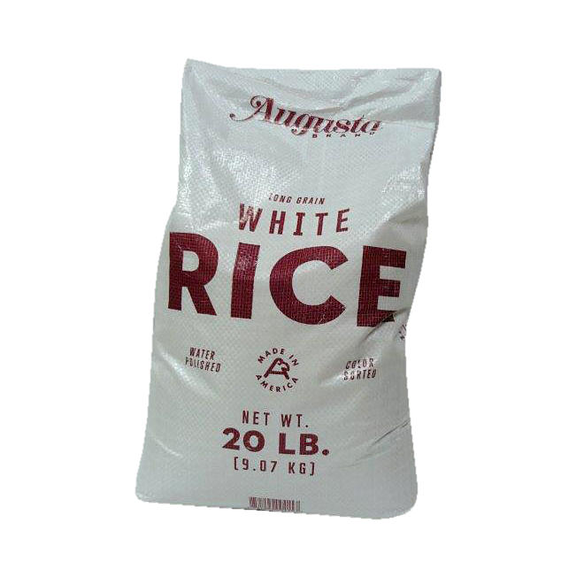 Augusta Long Grain White Rice - 20 lbs.
