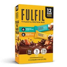 FULFIL Vitamin & 15g Protein Bar Variety Pack, 12 pk.