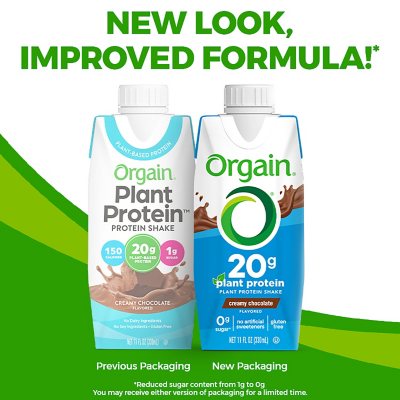 Orgain Clean Protein Shake Chocolate 18/1.1 1195799 - South's Market