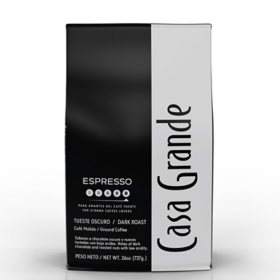 Casa Grande Dark Roast Ground Coffee, Espresso 26 oz .