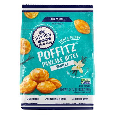 JusRol Poffitz Vanilla Pancake Bites (24 oz.) Sam's Club