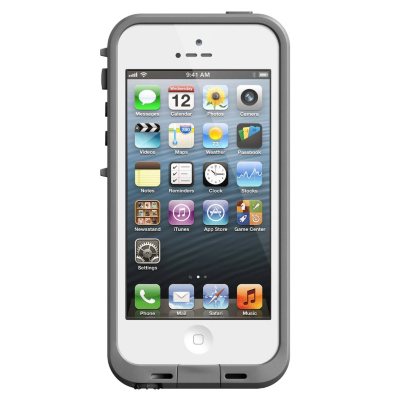 LifeProof Case for iPhone 5 White Gray