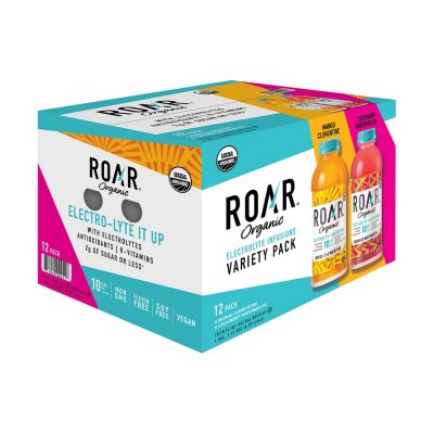 Peach Hydration Drink, 12 Pack - ROAR Organic