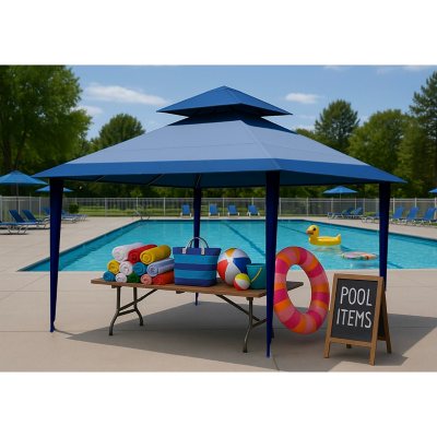 POPUPSHADE 13'x13' Instant Canopy with POPLOCK Central-Hub Frame