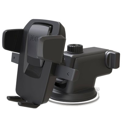 iOttie Easy One Touch Mini Air Vent Car Mount and Universal Phone Holder,  Black, Plastic