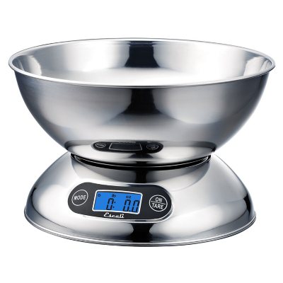 Home Basics Digital Food Scale with Plastic Bowl, White, Each - Kroger