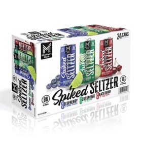 Member's Mark Spiked Seltzer Variety Pack, 12 fl. oz. can, 24 pk.