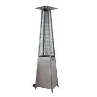 Stainless Steel Deluxe Pyramid Flame Patio Heater