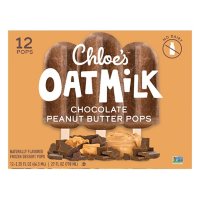 Chloe's Chocolate Peanut Butter Oatmilk Pops, Frozen (12 ct.)
