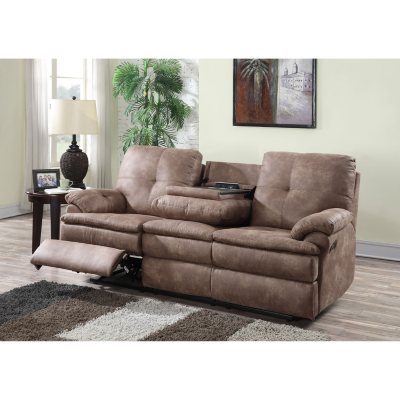 Sam's club discount leather recliner sofa